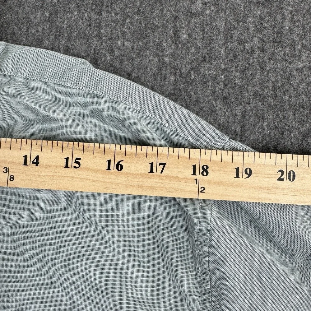 Bonobos Men's L Standard Fit Stretch Shirt Green Cotton Button Down Long Sleeve